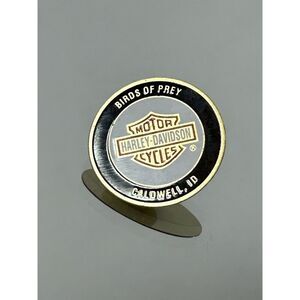 Birds‎ of Prey Harley-Davidson Motor Cycles Caldwell ID Metal Enamel Pin Pinback